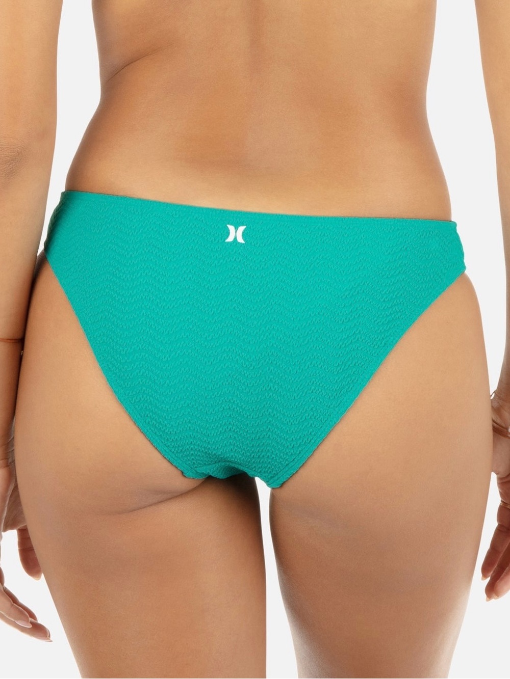 Hurley Teal Textured Bikini Bottoms